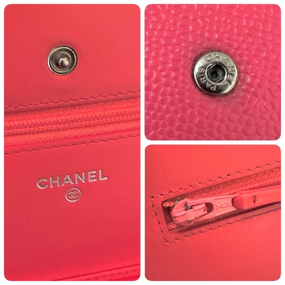 Chanel caviar wallet on chain/ WOC/ crossbody bag - Picture 7 of 14